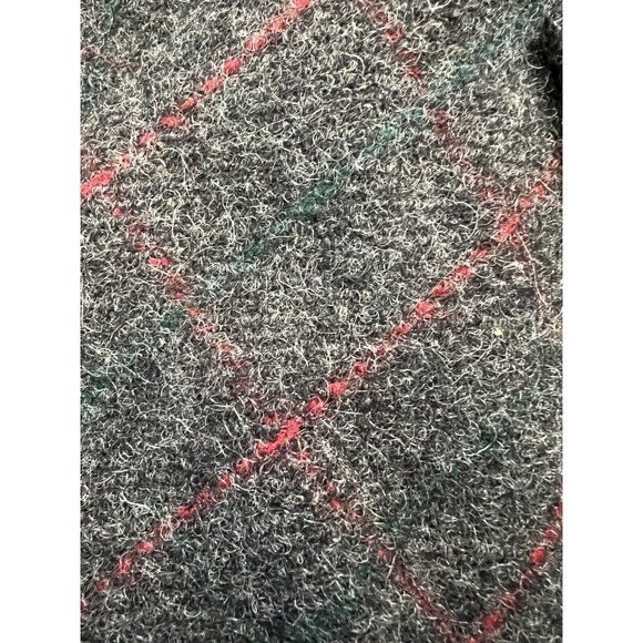 Vintage USA made WOOLRICH thick wool Malone pants 38x29 windowpane Hunting AS-IS - Picture 5 of 9